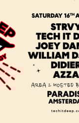 Cover image for TECH IT DEEP invites Stryv